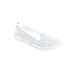 Wide Width Women's The Dottie Slip On Sneaker by Comfortview in White (Size 10 W)