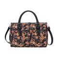 Signare Tapestry Duffle Bag Overnight Bags Weekend Bag for Women (Ume Sakura; TRAV-Sakura)