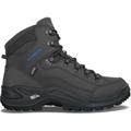 Lowa Renegade GTX Mid Hiking Shoes - Men's Medium 9.5 US Anthracite/Steel Blue 3109459780-ANSTBU-9.5 US