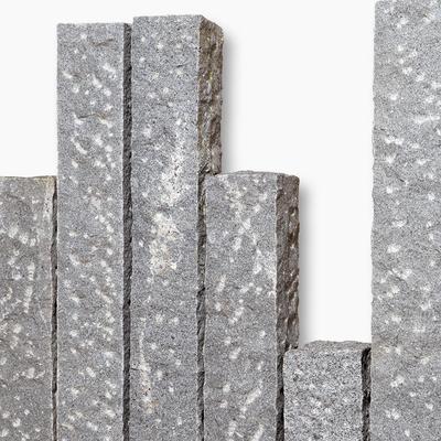 Seltra Natursteine Palisaden GALA RUSTIQUE Granit anthrazit Herkunft China, 12x12 cm, 100 cm Image
