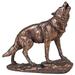 Millwood Pines Sylacauga Howling Wolf Resin Figurine Resin in Yellow | 9 H x 9.25 W x 2.75 D in | Wayfair BDDB18AFA34F4179BAD77E4BFFC4D2C1