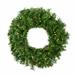 The Holiday Aisle® Artificial Cheyenne Pine Wreath Traditional Faux, Metal in Green/White | 84 H x 84 W x 5 D in | Wayfair