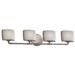 Justice Design Group Limoges Collection 36 Inch 4 Light Bath Vanity Light - POR-8464-30-PLET-NCKL-LED4-2800