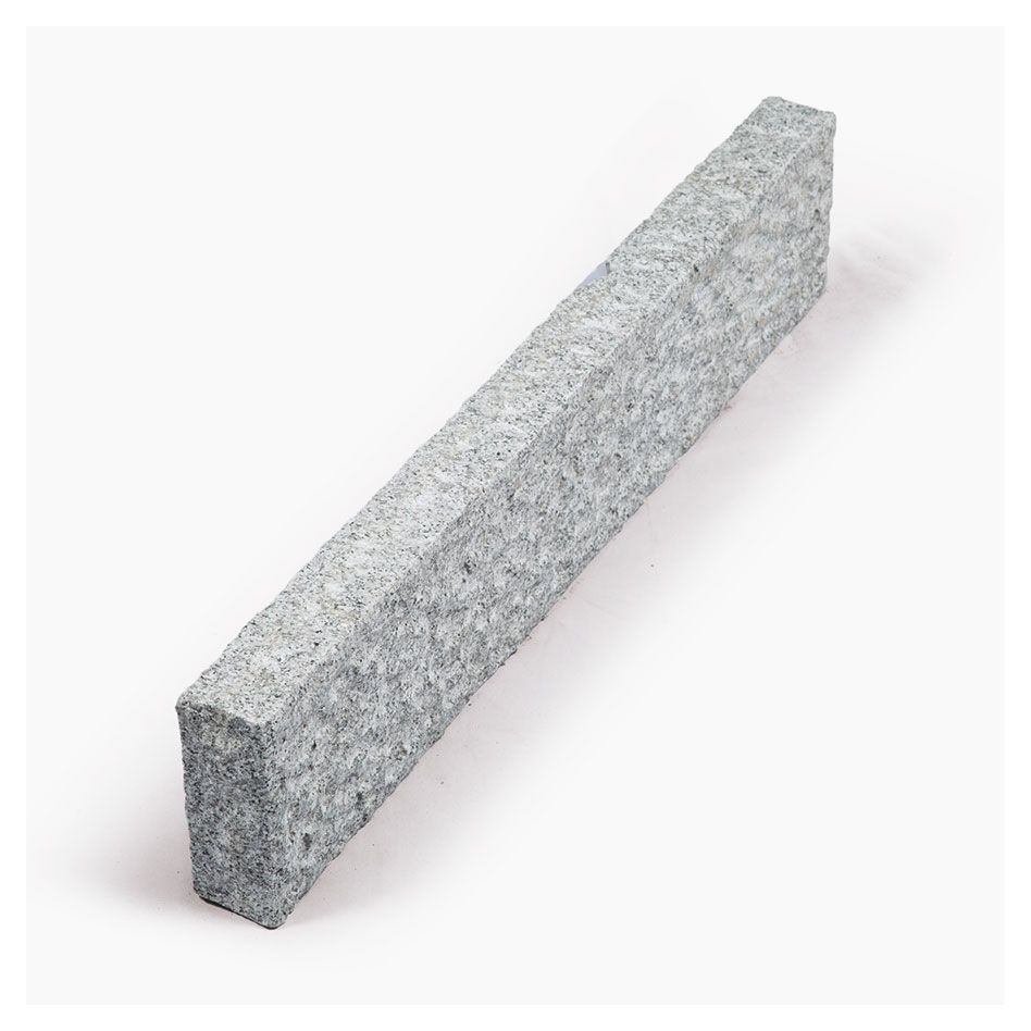 Seltra Natursteine Rasenkanten multi BRAVO RUSTIQUE Granit edelgrau, 8x30x100 cm Image