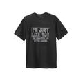 Men's Big & Tall KingSize Slogan Graphic T-Shirt by KingSize in Just Like You (Size XL)