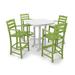 POLYWOOD® La Casa Café 5-Piece Bar Set Plastic in Green | Outdoor Furniture | Wayfair PWS172-1-10325