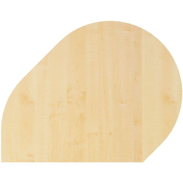 HAMMERBACHER Anbautisch »Wien« Tropfenform inkl. Stützfuß Ahorn, 80x72x100 cm Image