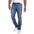 Men's Big & Tall Liberty Blues™ Straight-Fit Stretch 5-Pocket Jeans by Liberty Blues in Blue Wash (Size 48 38)