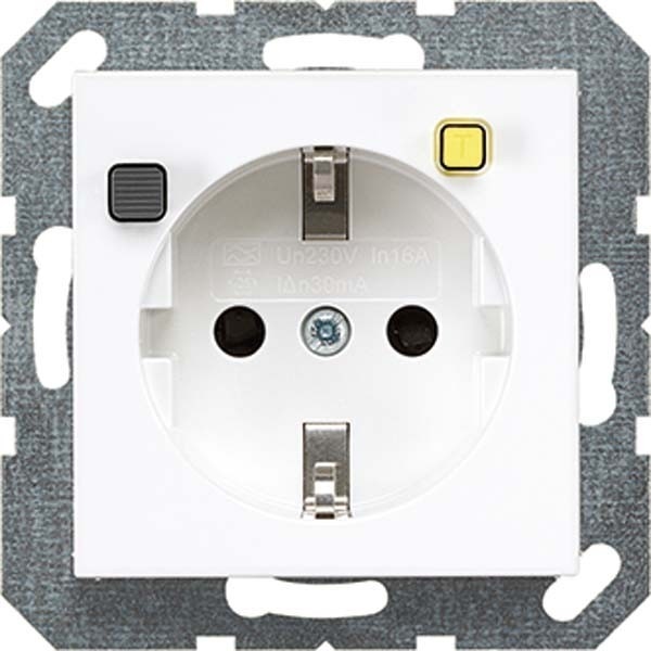 Jung FI-SCHUKO-Steckdose aws A 5520.30 WW A5520.30WW Image