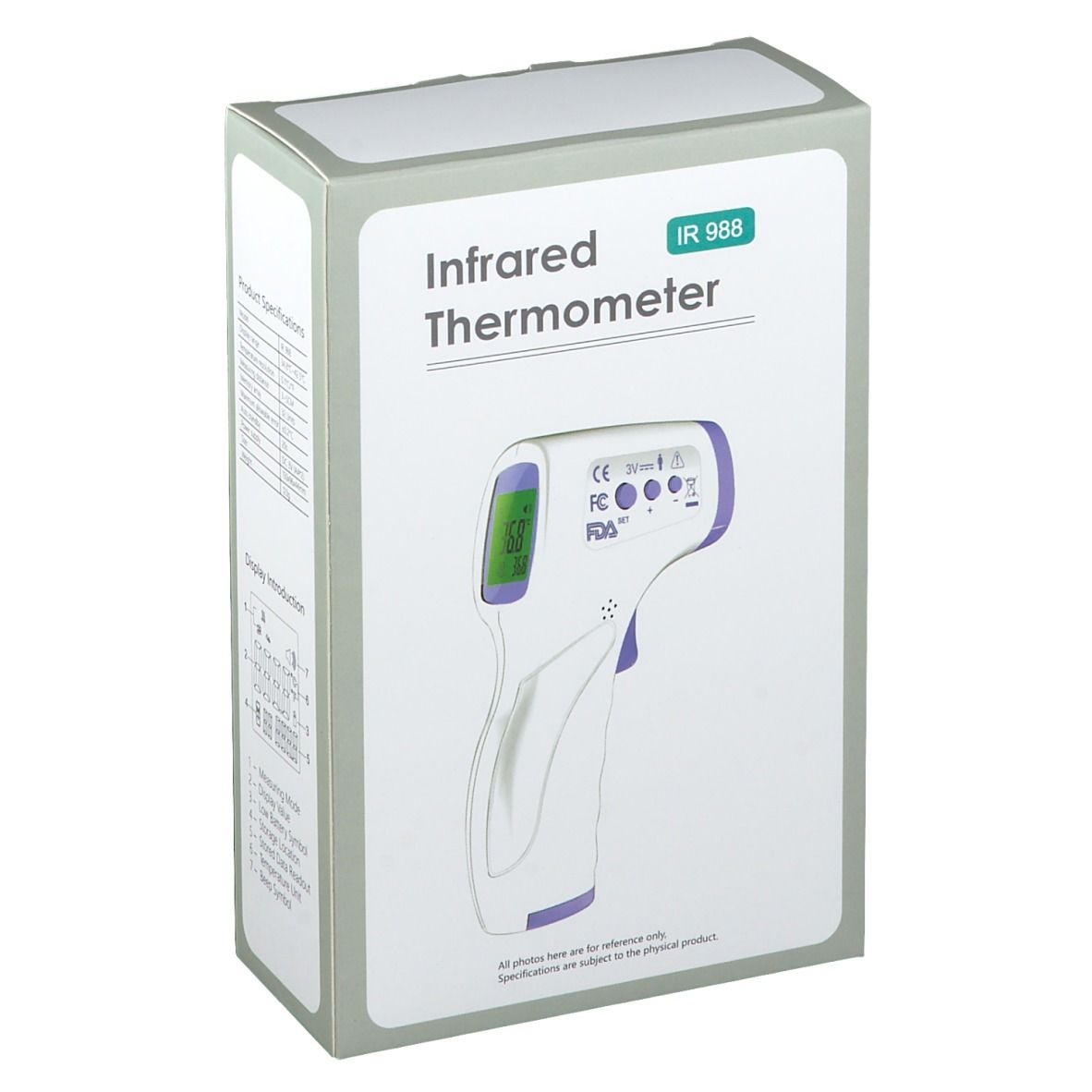 INTERMED Termometro digitale frontale a infrarossi 1 pz Accessori