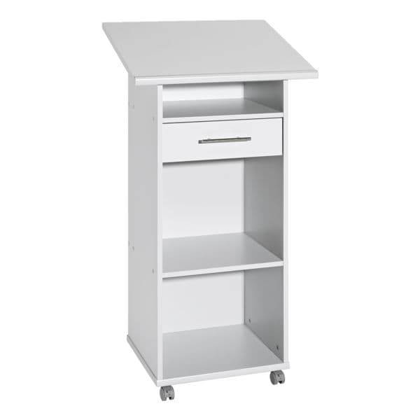 Möbelpartner Stehpult grau, 125x38.5 cm Image