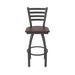 Holland Bar Stool Jackie Swivel Stool Wood/Metal in Gray | 39 H x 18 W x 18 D in | Wayfair 41036PWDCOak