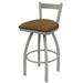 Holland Bar Stool 821 Catalina Low Back Swivel Bar Stool Upholstered/Metal in Gray | 39 H x 18 W x 18 D in | Wayfair 82130AN012