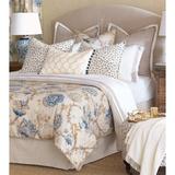 Eastern Accents Ethelina Blue/Beige Cotton Blend Reversible Rustic Comforter Cotton in Blue/Brown/White | Queen Comforter | Wayfair 7W-DVQ-399T