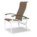 Red Barrel Studio® Hinch Patio Dining Chair Sling in White | 39 H x 28.5 W x 30 D in | Wayfair 83CA87E7379C41C88F124566A2F03B4C