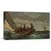 Vault W Artwork 'Breezing Up' by Winslow Homer Print on Wrapped Canvas in Brown/Green | 18.9 H x 30 W x 1.5 D in | Wayfair