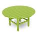 Rosecliff Heights Babie Round 37" Conversation Outdoor Table Plastic in Green | 18 H x 38 W x 38 D in | Wayfair 71B7022802F64DB9A458C9BD02BF51EE