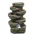 Millwood Pines Torbin Resin Fountain w/ Light | 13.8 H x 4.5 W x 8.7 D in | Wayfair 93AAF911FEC846A5B371670913F96D74