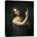 Vault W Artwork 'St John the Baptist' by Leonardo Da Vinci Painting Print on Wrapped Canvas in Black/Brown | 30 H x 23.29 W x 1.5 D in | Wayfair