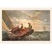 Vault W Artwork 'Breezing Up' by Winslow Homer Painting Print in Blue/Gray/Orange | 28 H x 42 W x 1.5 D in | Wayfair