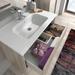 Orren Ellis Mallie 40" Single Bathroom Vanity Set Wood in White | 34 H x 40 W x 19 D in | Wayfair 9388803677324F66A51ECF7E60032F54