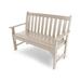 Rosecliff Heights Babie 48" Garden Outdoor Bench Plastic in Brown | 35.25 H x 48.5 W x 24 D in | Wayfair 8739BE0B404C42418B4E68FF6CC47516