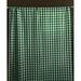 Rosalind Wheeler Lombard Gingham Room Darkening Outdoor Rod Pocket Single Curtain Panel Polyester in Green/Blue/Black | 120 H in | Wayfair
