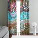 Bungalow Rose Geometric Semi-Sheer Single Curtain Panel Polyester | 82 H in | Wayfair 109D88DBC51943209CD952A34F654E32
