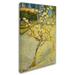 Vault W Artwork 'Small Pear Tree In Blossom' Print on Wrapped Canvas in White | 47 H x 30 W x 2 D in | Wayfair AA01189-C3047GG