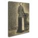 Vault W Artwork Nurse w/ Carriage by Georges Seurat - Wrapped Canvas Print Canvas in White/Black | 47 H x 35 W x 2 D in | Wayfair AA01140-C3547GG