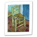 Vault W Artwork Vincent's Chair by Vincent van Gogh - Graphic Art Print on Canvas in Blue/Brown/Green | 24 H x 18 W x 0.1 D in | Wayfair