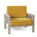 Woodard Metropolis Patio Chair w/ Cushions in Gray | 28.25 H x 36.25 W x 33 D in | Wayfair 3G0406-70-53N-67E