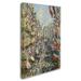 Vault W Artwork 'The Rue Montorgueil In Paris' Print on Wrapped Canvas Canvas | 19 H x 12 W x 2 D in | Wayfair AA01006-C1219GG