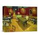 Vault W Artwork The Night Cafe, 1888 by Vincent Van Gogh - Print on Canvas in Green/Red/Yellow | 12.48 H x 16 W x 1.5 D in | Wayfair