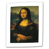 Vault W Artwork 'Mona Lisa' by Leonardo Da Vinci Painting Print on Rolled Canvas in Brown/Green | 24 H x 18 W x 0.1 D in | Wayfair Ldavinci01-18x24