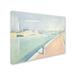 Vault W Artwork 'The Channel Of Gravelines' by Georges Seurat Print on Wrapped Canvas Canvas | 14 H x 19 W x 2 D in | Wayfair AA00818-C1419GG