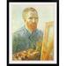 Vault W Artwork 'Van Gogh Self-Portrait' by Vincent Van Gogh Painting Print Metal | 32 H x 26 W x 1 D in | Wayfair BA6565436F864FEC975390A23228AA49