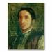 Vault W Artwork "Self Portrait as a Young Man" by Edgar Degas Painting Print on Canvas in White/Black | 47 H x 35 W x 2 D in | Wayfair