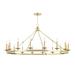 Hudson Valley Lighting Hudson Valley Allendale 58 Inch 16 Light Chandelier - 3216-AGB