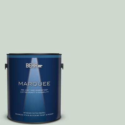 BEHR MARQUEE 1 gal. #MQ3-21 Breezeway One-Coat Hide Satin Enamel Interior Paint & Primer