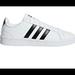 Adidas Shoes | Adidas Cloudfoam Advantage Stripe Sneaker | Color: Black/White | Size: 8