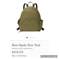 Kate Spade Bags | Kate Spade Green Backpack | Color: Gold/Green | Size: Os