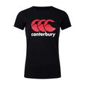 Canterbury Damen Logo T-Shirt, Schwarz, 34