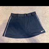 Nike Skirts | Black Nike Tennis/Golf Skort | Color: Black/White | Size: L