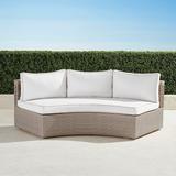 Pasadena II Modular Sofa in Dove Finish - Rain Sailcloth Aruba, Standard - Frontgate