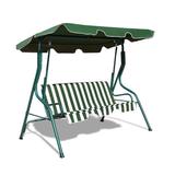 Costway 3 Seats Patio Canopy Swing-Green