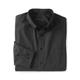 Men's Big & Tall KS Signature Wrinkle-Free Long-Sleeve Button-Down Collar Dress Shirt by KS Signature in Black (Size 18 37/8)