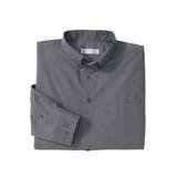 Men's Big & Tall KS Signature Wrinkle-Free Long-Sleeve Button-Down Collar Dress Shirt by KS Signature in Steel (Size 22 35/6)