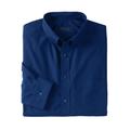 Men's Big & Tall KS Signature Wrinkle-Free Long-Sleeve Button-Down Collar Dress Shirt by KS Signature in Midnight Navy (Size 18 35/6)