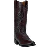 Wide Width Men's Dan Post 13" Cowboy Heel Boots by Dan Post in Black Cherry (Size 9 1/2 W)